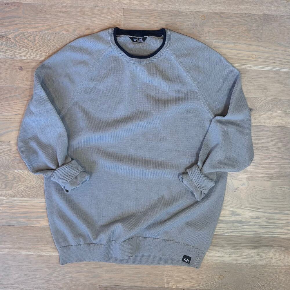 Rhone Commuter Crewneck Sweater Gray Mens Size Medium
